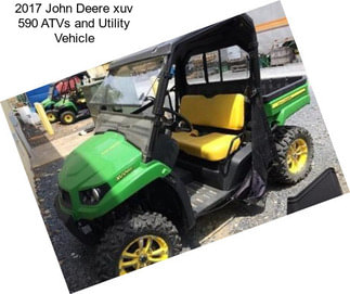 2017 John Deere xuv 590 ATVs and Utility Vehicle