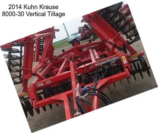 2014 Kuhn Krause 8000-30 Vertical Tillage