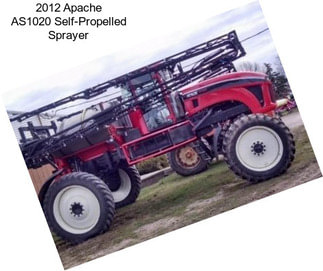 2012 Apache AS1020 Self-Propelled Sprayer