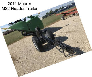 2011 Maurer M32 Header Trailer