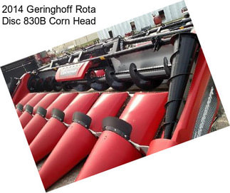 2014 Geringhoff Rota Disc 830B Corn Head