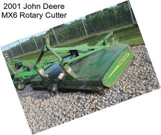 2001 John Deere MX6 Rotary Cutter
