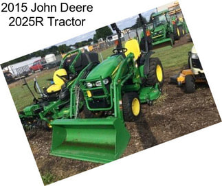 2015 John Deere 2025R Tractor