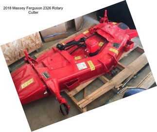 2018 Massey Ferguson 2326 Rotary Cutter