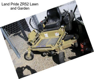 Land Pride ZR52 Lawn and Garden