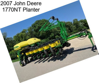 2007 John Deere 1770NT Planter