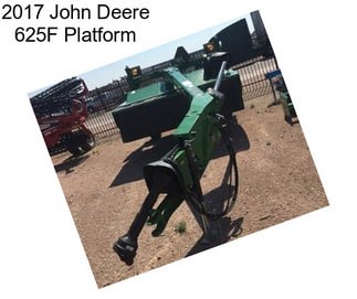 2017 John Deere 625F Platform