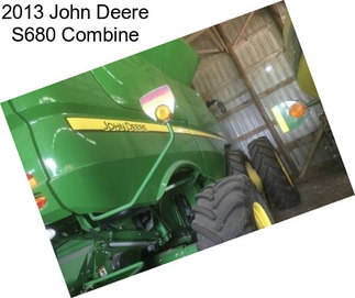 2013 John Deere S680 Combine
