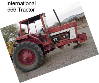 International 666 Tractor