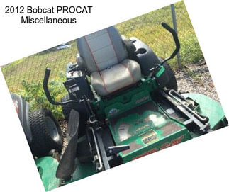 2012 Bobcat PROCAT Miscellaneous