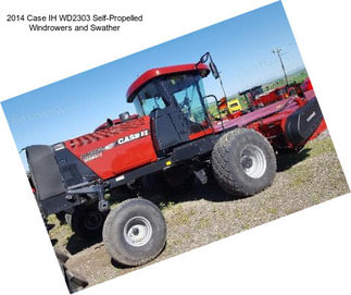 2014 Case IH WD2303 Self-Propelled Windrowers and Swather