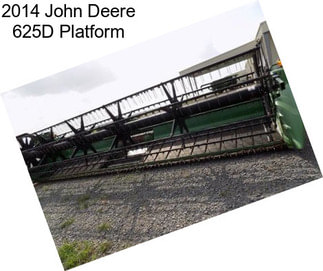 2014 John Deere 625D Platform