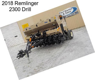 2018 Remlinger 2300 Drill