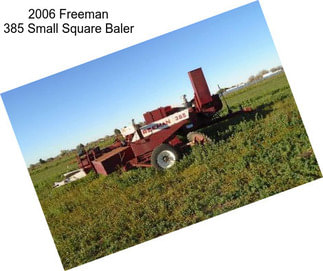 2006 Freeman 385 Small Square Baler