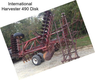 International Harvester 490 Disk