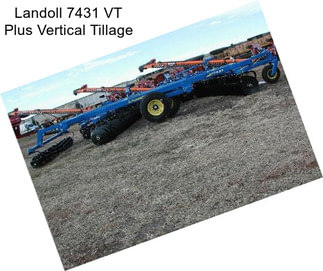 Landoll 7431 VT Plus Vertical Tillage