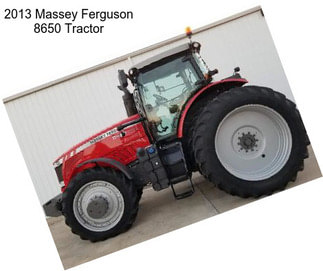 2013 Massey Ferguson 8650 Tractor