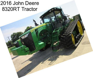 2016 John Deere 8320RT Tractor