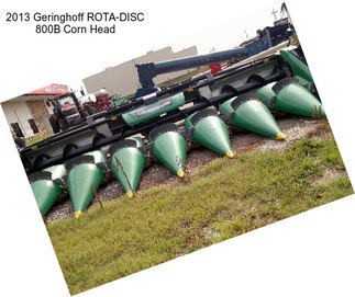 2013 Geringhoff ROTA-DISC 800B Corn Head