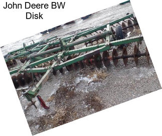 John Deere BW Disk