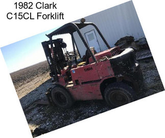 1982 Clark C15CL Forklift