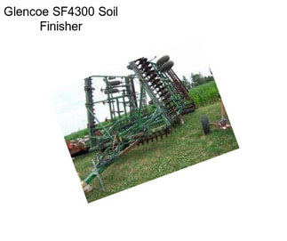 Glencoe SF4300 Soil Finisher