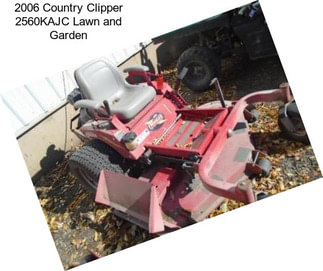 2006 Country Clipper 2560KAJC Lawn and Garden