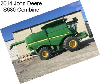 2014 John Deere S680 Combine