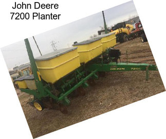 John Deere 7200 Planter