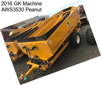 2016 GK Machine AWS3530 Peanut