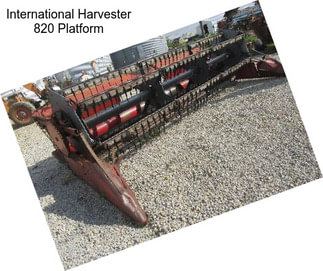 International Harvester 820 Platform