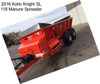 2016 Kuhn Knight SL 118 Manure Spreader