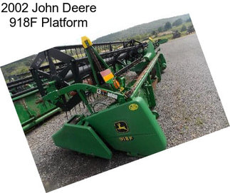 2002 John Deere 918F Platform