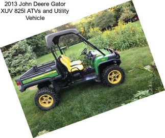 2013 John Deere Gator XUV 825I ATVs and Utility Vehicle