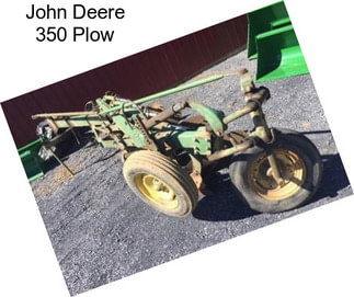 John Deere 350 Plow