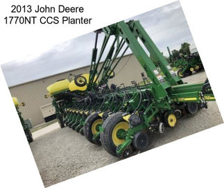 2013 John Deere 1770NT CCS Planter