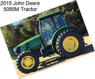 2015 John Deere 5085M Tractor