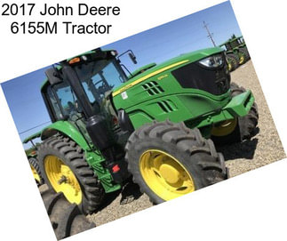 2017 John Deere 6155M Tractor