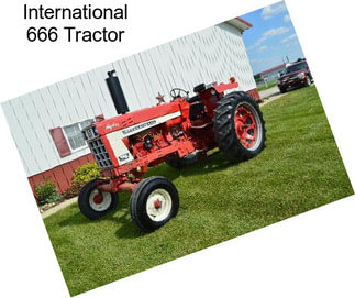 International 666 Tractor