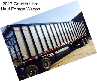 2017 Gruetts Ultra Haul Forage Wagon