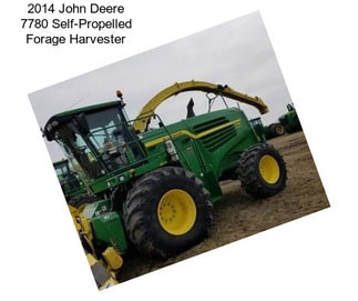 2014 John Deere 7780 Self-Propelled Forage Harvester