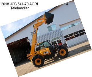 2018 JCB 541-70 AGRI Telehandler