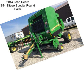 2014 John Deere 854 Silage Special Round Baler