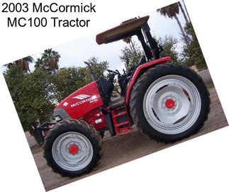 2003 McCormick MC100 Tractor