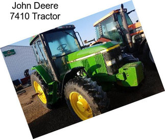 John Deere 7410 Tractor