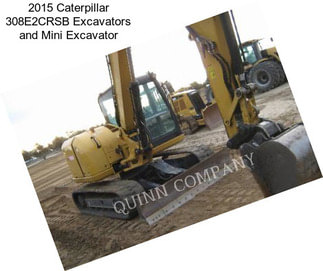 2015 Caterpillar 308E2CRSB Excavators and Mini Excavator