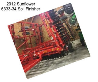 2012 Sunflower 6333-34 Soil Finisher