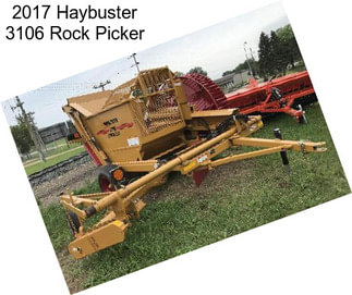 2017 Haybuster 3106 Rock Picker