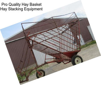 Pro Quality Hay Basket Hay Stacking Equipment