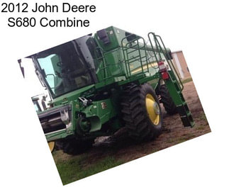 2012 John Deere S680 Combine